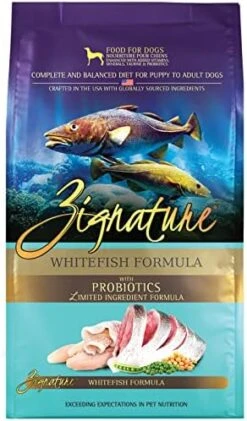 Zignature Whitefish Limited Ingredient Formula Dry Dog Food 25lb -Zoo Shop 51LzbijtbIL. AC 2