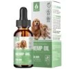 Hemp Oil For Dogs And Cats - Helps Anxiety Stress Pain Inflammation Relax Sleep Calm Aggressive Arthritis Allergies Seizures Skin Joint Hip - Treats Chews Pill Tincture - Organic Pet Calming Drops -Zoo Shop 51M33PtzAaL