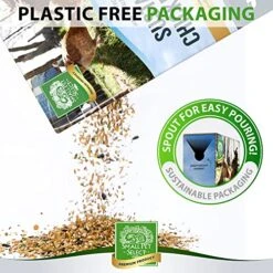 Small Pet Select Sustainable Chicken Scratch, Non-GMO, Corn Free, Soy Free. Locally Sourced & Made In Small Batches. 10 Lb -Zoo Shop 51M6XVcuoVL