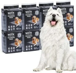 MIZOK Pee Pads For Dogs Large 28x34 Inches, Charcoal Puppy Pads New & Improved Odor-Control Absorbs Up To 8 Cups Of Urine Dog Pee Pads, 6-Layer Leak-Proof Wee Wee Pads For Dogs (40 Counts) 27 MIZOK Pee Pads For Dogs Large 28x34 Inches, Charcoal Puppy Pads New & Improved Odor-Control Absorbs Up To 8 Cups Of Urine Dog Pee Pads, 6-Layer Leak-Proof Wee Wee Pads For Dogs (40 Counts) -Zoo Shop 51ML0crkp0L. AC