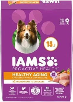 IAMS Healthy Aging Adult Large Breed Dry Dog Food For Mature And Senior Dogs With Real Chicken, 30 Lb. Bag -Zoo Shop 51MveaGQuGL. AC