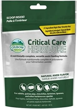 Oxbow Animal Health Critical Care, Herbivore, Apple-Banana Flavor, 454 Gram Bag, 1-lbs (70105) -Zoo Shop 51N2cEHTGWL. AC