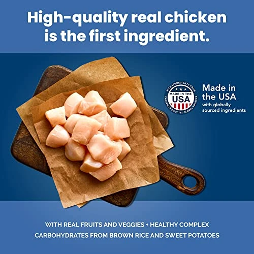 Blue Buffalo Dog Food, Life Protection Formula, Natural Chicken & Brown Rice Flavor, Adult Dry Dog Food, 34 Lb Bag 3 Blue Buffalo Dog Food, Life Protection Formula, Natural Chicken & Brown Rice Flavor, Adult Dry Dog Food, 34 Lb Bag