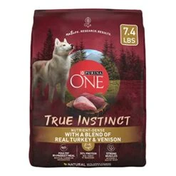 Purina ONE True Instinct With A Blend Of Real Turkey And Venison Dry Dog Food - 7.4 Lb. Bag