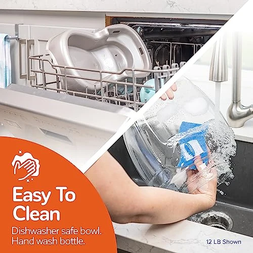 Petmate Pet Cafe Feeder Dog And Cat Feeder Pearl Tan, 12 Lb 5 Petmate Pet Cafe Feeder Dog And Cat Feeder Pearl Tan, 12 Lb - Image 3