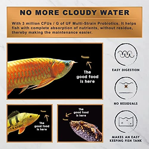 Ultra Fresh Monster Fish Food, Wild Sword Prawns, Floating Sticks For Oscars, Bass, Large Cichlids And Tropical Fish, Carnivorous Jumbo Stick 13.58 Oz 6 Ultra Fresh Monster Fish Food, Wild Sword Prawns, Floating Sticks For Oscars, Bass, Large Cichlids And Tropical Fish, Carnivorous Jumbo Stick 13.58 Oz - Image 4