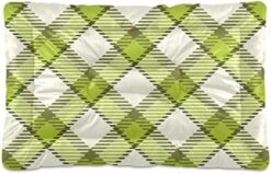 Ultra Soft Dog Cat Crate Bed Blanket-Retro Red Black And Yellow Plaid Fluffy Pet Bed All Season-Short Pile-Anti-Slip Pet Beds 24"x18" -Zoo Shop 51NiKiK72OL. AC