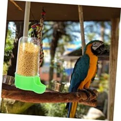 Iplusmile 10 Pcs Bird Feeder Bird Cage Feeder Decorate Water Bottle Bird Water Feeder For Cage Bird Cage Water Dispenser No Parrot Feeder Dog Water Dispenser For Cage Parrot Plastic Waterer -Zoo Shop 51NmOPMz2NL