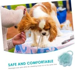 Iplusmile 3pcs Pet Bath Brush Fluff Off Deshedding Shampoo Shower Hair Brush Puppy Shampoo Kitten Shampoo Cat Grooming Massager Silicone Bath Brush Kitten Bath Massager Pet Shedding Brush -Zoo Shop 51NmYrKcnuL