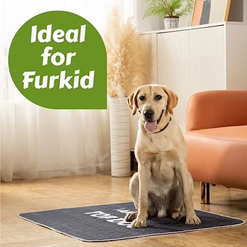 YORJA Washable Puppy Training Pads, 35" X 31" -2 Pack Reusable Dog Pee Mats Waterproof Super Absorbent Quick Dry Non-Slip For For Whelping Home Floor Car Travel 6 YORJA Washable Puppy Training Pads, 35" X 31" -2 Pack Reusable Dog Pee Mats Waterproof Super Absorbent Quick Dry Non-Slip For For Whelping Home Floor Car Travel - Image 4