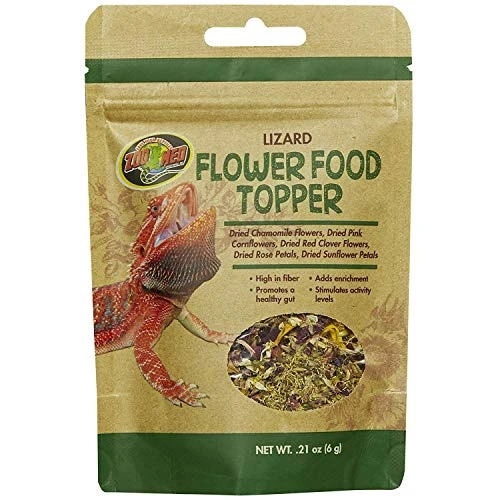 Zoo Med Lizard Flower Food Topper 0.21 Oz - Pack Of 12 3 Zoo Med Lizard Flower Food Topper 0.21 Oz - Pack Of 12