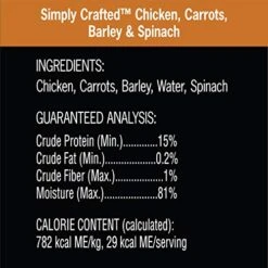 CESAR Simply Crafted Adult Soft Wet Dog Food Meal Topper Variety Pack, Chicken, Duck, Purple Potatoes, Pumpkin, Green Beans & Brown Rice And Chicken, Carrots, Barley & Spinach, (8) 1.3 Oz. Tubs -Zoo Shop 51OKd6SxEaL