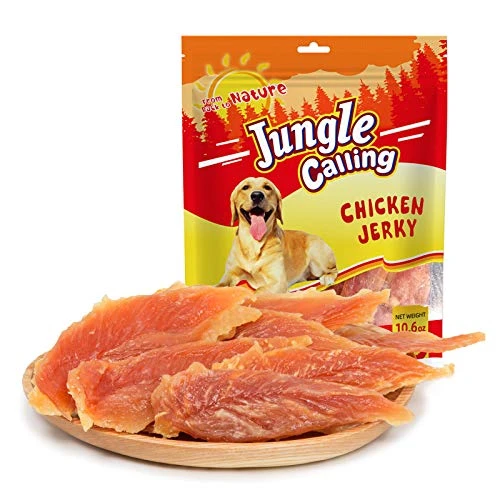 Jungle Calling Dog Treats Chicken Jerky Training Treats, Slow Roasted Snacks For Medium And Large Dogs Chewy Treats 10.6 Ounce (Chicken Jerky) 3 Jungle Calling Dog Treats Chicken Jerky Training Treats, Slow Roasted Snacks For Medium And Large Dogs Chewy Treats 10.6 Ounce (Chicken Jerky)