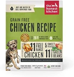 The Honest Kitchen Human Grade Dehydrated Grain Free Dog Food – Complete Meal Or Dog Food Topper – Chicken 10 Lb (makes 40 Lbs) -Zoo Shop 51OgQiS8 cL. AC