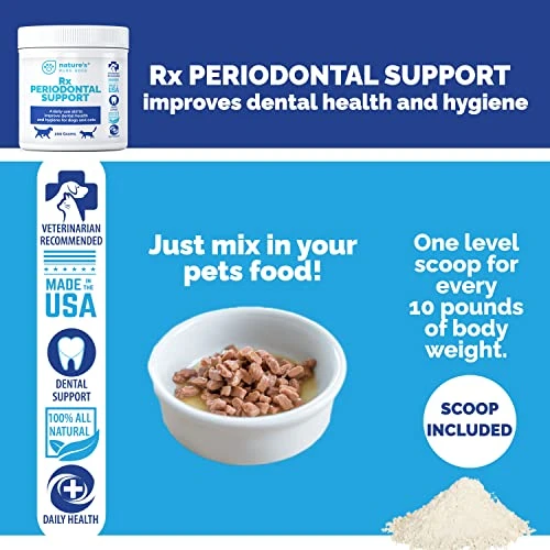 Rx PERIODONTAL Support-Dental Care For Dogs And Cats. Eliminates Bad Breath, Plaque, And Tartar. Promotes Healthy Teeth And Gums. Extra Large, 200 Grams. 7 Rx PERIODONTAL Support-Dental Care For Dogs And Cats. Eliminates Bad Breath, Plaque, And Tartar. Promotes Healthy Teeth And Gums. Extra Large, 200 Grams. - Image 5