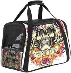 Pet Carrier Cute Pastel Foods Cupcake Patches Heart Pattern Soft-Sided Pet Travel Carriers For Cats,Dogs Puppy Comfort Portable Foldable Pet Bag Airline Approved -Zoo Shop 51Omt4liC7S. AC