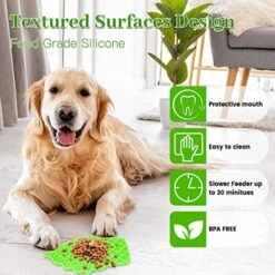 PatiencET Licking Mat For Dogs Cats 2 Pack Square And 2 Pack Ice Cream -Zoo Shop 51Ov2S682OL