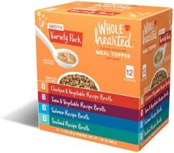 WholeHearted Flavor-Boosting Wet Cat Meal Topper Broths Variety Pack, 1.4 Oz., Count Of 12 -Zoo Shop 51OvikBsLUL. AC
