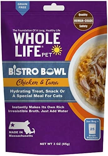 Whole Life Pet Bistro Bowl For Cats - Human Grade Instant Hydrating Treat, Snack Or Special Meal. Creates Its Own Rich Broth - Just Add Water 7 Whole Life Pet Bistro Bowl For Cats - Human Grade Instant Hydrating Treat, Snack Or Special Meal. Creates Its Own Rich Broth - Just Add Water - Image 5