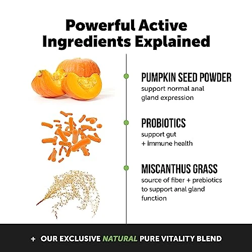 Pet Honesty Scoot Stopper - Digestion & Health Supplement For Dogs - Dog Anal Gland Support, Diarrhea & Bowel Support, Fiber & Probiotics (90 Ct) 5 Pet Honesty Scoot Stopper - Digestion & Health Supplement For Dogs - Dog Anal Gland Support, Diarrhea & Bowel Support, Fiber & Probiotics (90 Ct) - Image 3