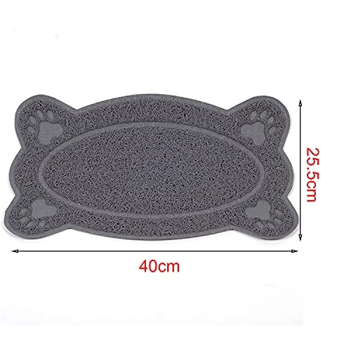 Small Night Light Bone Shape Cat Litter Mat Cat Bowl Mat Dog Pet Water Feeding Food Dish Tray Mat For Cat Litter Box Breathable Pet Cat Litter Mat Soft On Paws And Washable (Color : S, Size : C) 4 Small Night Light Bone Shape Cat Litter Mat Cat Bowl Mat Dog Pet Water Feeding Food Dish Tray Mat For Cat Litter Box Breathable Pet Cat Litter Mat Soft On Paws And Washable (Color : S, Size : C) - Image 2