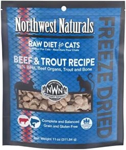 Northwest Naturals Freeze Dried Diet For Cats – Chicken Cat Food – Grain-Free, Gluten-Free Pet Food, Cat Training Treats – 11 Oz. -Zoo Shop 51PklqFWb L. AC