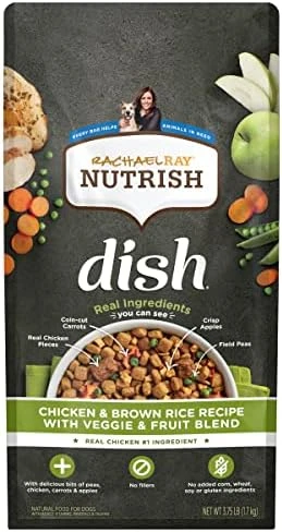 Rachael Ray Nutrish Dish Premium Dry Dog Food, Chicken & Brown Rice Recipe With Veggies & Fruit, 23 Pound Bag 12 Rachael Ray Nutrish Dish Premium Dry Dog Food, Chicken & Brown Rice Recipe With Veggies & Fruit, 23 Pound Bag - Image 10