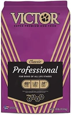 Victor Super Premium Dog Food – Professional Dry Dog Food – Super Premium Dog Food With 26% Protein, Gluten Free - For High Energy And Active Dogs & Puppies, 40lbs -Zoo Shop 51PtTnOjCCL. AC