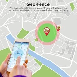 SAZAO Pet Tracker Necklace, Intelligent GPS Pet Tracker Necklace, Waterproof GPS Tracking Device For Outdoor -Zoo Shop 51Q0WDhkUiL