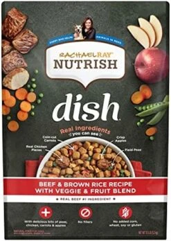 Rachael Ray Nutrish Dish Premium Dry Dog Food, Chicken & Brown Rice Recipe With Veggies & Fruit, 11.5 Pound -Zoo Shop 51Q1ImEAr0L. AC 1