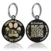 Pet Notify Intellitag - Smart Pet ID Tag Animal Recovery System For Dogs & Cats - Personalized Tag Engraved With QR Code - Web Enabled 1 Pet Notify Intellitag - Smart Pet ID Tag Animal Recovery System For Dogs & Cats - Personalized Tag Engraved With QR Code - Web Enabled -Zoo Shop 51Q3xHo2qhL