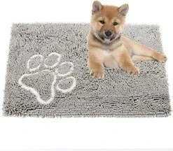 Dog Mat For Floor,Grey 20x31Inch Muddy Mats For Dogs,Pet Dog Feeding Mat Rug For Food And Water,Dries Quickly, Machine Washable 15 Dog Mat For Floor,Grey 20x31Inch Muddy Mats For Dogs,Pet Dog Feeding Mat Rug For Food And Water,Dries Quickly, Machine Washable -Zoo Shop 51Q8VcYvxQL. AC