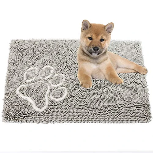 Dog Mat For Floor,Grey 20x31Inch Muddy Mats For Dogs,Pet Dog Feeding Mat Rug For Food And Water,Dries Quickly, Machine Washable 3 Dog Mat For Floor,Grey 20x31Inch Muddy Mats For Dogs,Pet Dog Feeding Mat Rug For Food And Water,Dries Quickly, Machine Washable