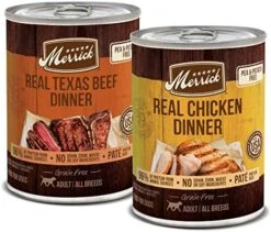 Merrick Grain Free Wet Dog Food Real Duck Dinner, Canned Dog Food - (12) 12.7 Oz. Cans -Zoo Shop 51QGEfjjPhL. AC
