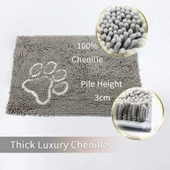 Dog Mat For Floor,Grey 20x31Inch Muddy Mats For Dogs,Pet Dog Feeding Mat Rug For Food And Water,Dries Quickly, Machine Washable 11 Dog Mat For Floor,Grey 20x31Inch Muddy Mats For Dogs,Pet Dog Feeding Mat Rug For Food And Water,Dries Quickly, Machine Washable -Zoo Shop 51QRd2YdijL