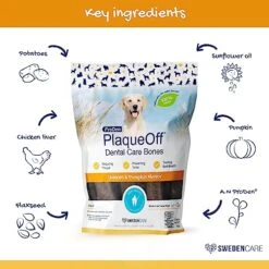 ProDen PlaqueOff Dental Bones Chicken & Pumpkin 17 Ounce -Zoo Shop 51QUy3FnukL