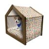 Lunarable Pepper Wooden Pet House, Vegetarian Food And Vegetables Pattern Exotic Hot Ingredients Mexican Cusine Element, Outdoor & Indoor Portable Dog Kennel With Pillow And Cover, Small, Multicolor 2 Lunarable Pepper Wooden Pet House, Vegetarian Food And Vegetables Pattern Exotic Hot Ingredients Mexican Cusine Element, Outdoor & Indoor Portable Dog Kennel With Pillow And Cover, Small, Multicolor -Zoo Shop 51QWHJOAqYL