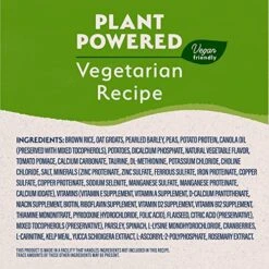 Natural Balance Limited Ingredient Adult Dry Dog Food With Vegan Plant Based Protein And Healthy Grains, Vegetarian Recipe, 12 Pound (Pack Of 1) -Zoo Shop 51RFHoAWA2L