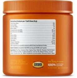 Zesty Paws Omega 3 Alaskan Fish Oil Chew Treats For Dogs - With AlaskOmega For EPA & DHA Fatty Acids - Hip & Joint Support + Skin & Coat Bacon Flavor – 90 Count -Zoo Shop 51RKbuEMhwL