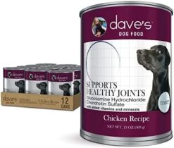 Dave's Pet Food Restricted Sodium Diet For Dogs, Chicken Pate Recipe, 12.5oz, Canned Dog Food, 12oz Cans, Case Of 12, -Zoo Shop 51RTcK3o2UL. AC