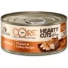 Wellness CORE Hearty Cuts Natural Grain Free Wet Canned Cat Food, Chicken & Turkey, 5.5-Ounce Can (Pack Of 24) -Zoo Shop 51RgainqTwL