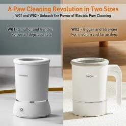 DOGNESS Automatic Dog Paw Cleaner, Electric Paw Washer For Dogs Portable Paw Cleaner Cup, Dog Foot Cleaning Machine USB Rechargeable, Designed For Medium To Large Dogs (White) 14 DOGNESS Automatic Dog Paw Cleaner, Electric Paw Washer For Dogs Portable Paw Cleaner Cup, Dog Foot Cleaning Machine USB Rechargeable, Designed For Medium To Large Dogs (White) -Zoo Shop 51RoMzU8YFL