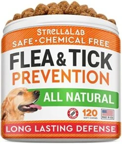 Natural Flea And Tick Prevention Chews For Dogs - Chewable Tablets For Dogs - All Breeds And Ages - Made In USA Flea And Tich Remover Supplement - Bacon - 120 Treats 11 Natural Flea And Tick Prevention Chews For Dogs - Chewable Tablets For Dogs - All Breeds And Ages - Made In USA Flea And Tich Remover Supplement - Bacon - 120 Treats -Zoo Shop 51S3ex4fbL. AC