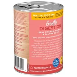 Rachael Ray Nutrish Gentle Digestion Wet Dog Food, Real Chicken, Pumpkin & Salmon, 13 Ounce Can (Pack Of 12) -Zoo Shop 51SAHVVdFdL