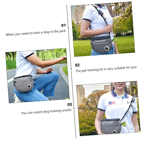 PATKAW Pet Treat Bag Small Dog Treats Food Containers Dog Walking Fanny Pack Dog Training Snack Bag Treat Training Bag Waist Treat Pouch Food Bag For Pets Training Dog Training Waist Bag 6 PATKAW Pet Treat Bag Small Dog Treats Food Containers Dog Walking Fanny Pack Dog Training Snack Bag Treat Training Bag Waist Treat Pouch Food Bag For Pets Training Dog Training Waist Bag - Image 4