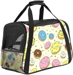 Pet Carrier American Delicious Fat Food Pattern Soft-Sided Pet Travel Carriers For Cats,Dogs Puppy Comfort Portable Foldable Pet Bag Airline Approved -Zoo Shop 51SB0QpL25L. AC