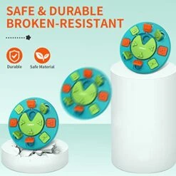 NPET Dog Puzzle Toy, Interactive Dog Toys For Small & Medium Dogs, Dog Enrichment Toys For Pet IQ Training & Mental Enrichment (Green, Level 1) 13 NPET Dog Puzzle Toy, Interactive Dog Toys For Small & Medium Dogs, Dog Enrichment Toys For Pet IQ Training & Mental Enrichment (Green, Level 1) -Zoo Shop 51SM81DmDdL