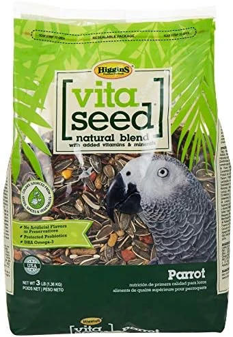 Higgins Vita Seed Parrot Food 5 Lb Bag, Great For Large Parrots, Macaws And All Large Birds 3 Higgins Vita Seed Parrot Food 5 Lb Bag, Great For Large Parrots, Macaws And All Large Birds