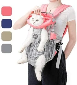 Coppthinktu Dog Carrier Backpack - Legs Out Front-Facing Pet Carrier Backpack For Small Medium Large Dogs, Airline Approved Hands-Free Cat Travel Bag For Walking Hiking Bike And Motorcycle -Zoo Shop 51SWBQg1AgL. AC