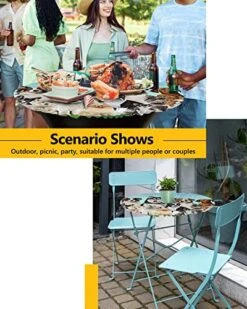 Aomike Round Fitted Tablecloth, Dogs Spoiled HERE Different Kinds Of Dogs With Blue Sky Elastic Edge Tablecloth Waterproof Wipeable Table Cover For Dinning Fits Tables Up To 55" - 60" 14 Aomike Round Fitted Tablecloth, Dogs Spoiled HERE Different Kinds Of Dogs With Blue Sky Elastic Edge Tablecloth Waterproof Wipeable Table Cover For Dinning Fits Tables Up To 55" - 60" -Zoo Shop 51SXFQHclxL